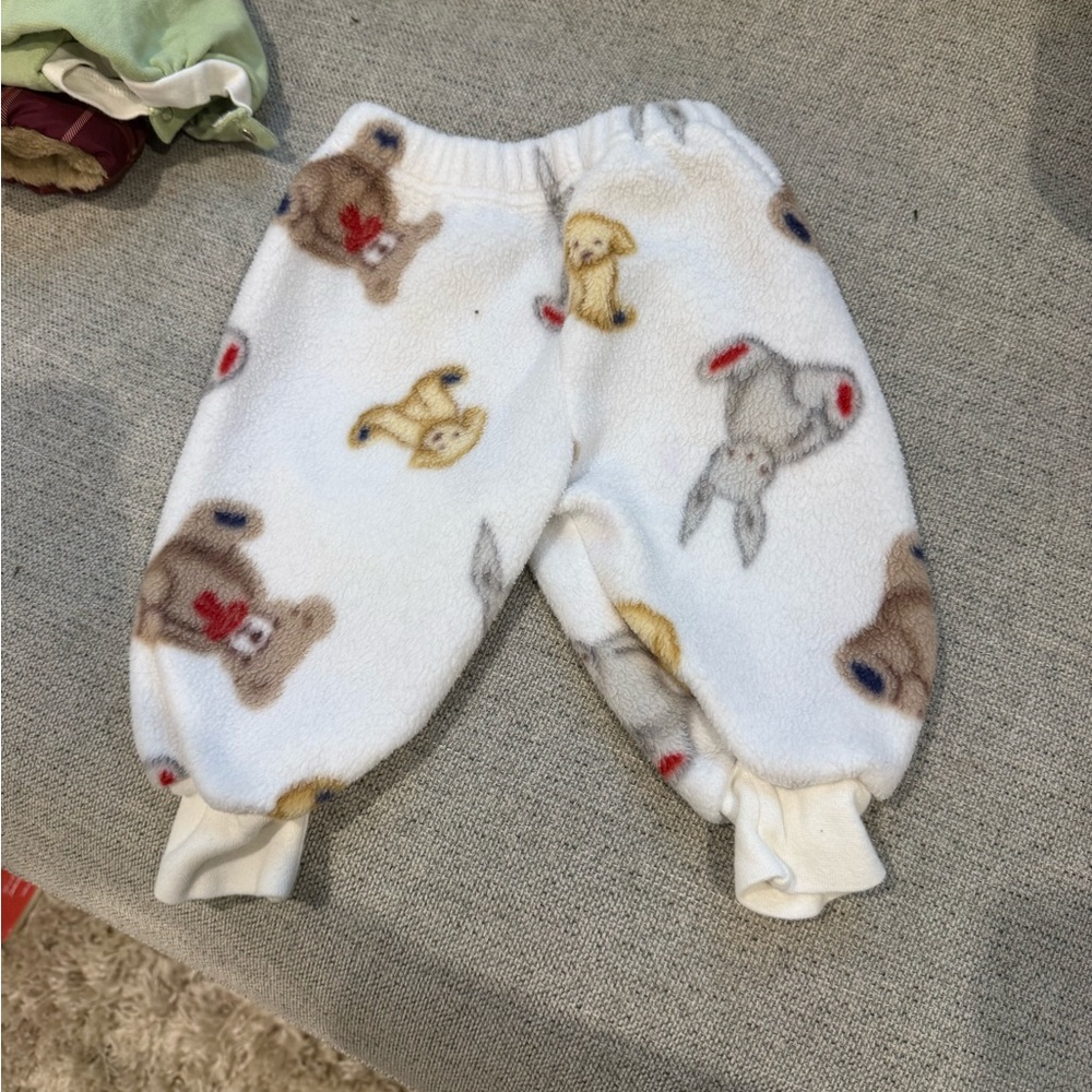 Vintage Carter's fuzzy pajama bottoms